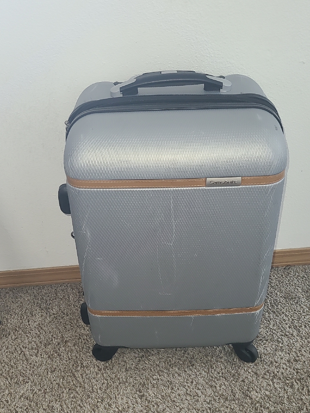 Samsonite Silver Hardshell Spinner Luggage